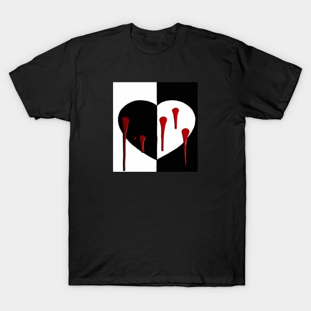 Shot Through the Heart T-Shirt by ArtAndBliss